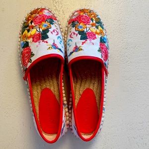 Johnny Was Floral Espadrilles